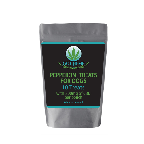 Got Hemp 2- CBD Pepperoni Treats For Dogs - 300mg