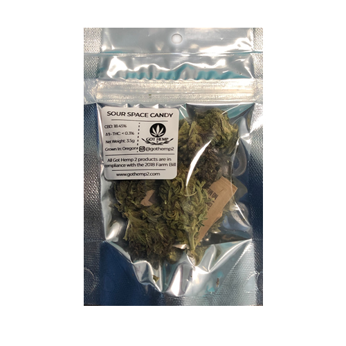 Got Hemp 2 - CBD Sour Space Candy - Bud Pouch