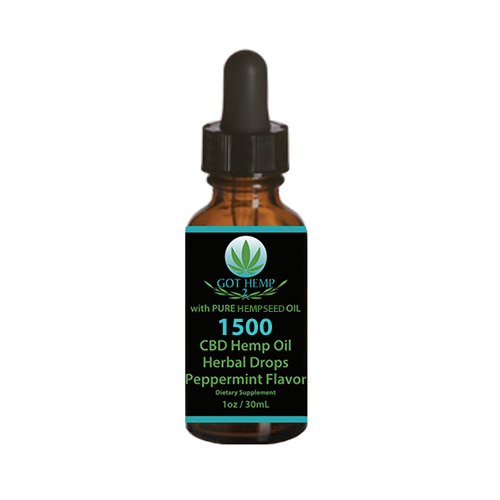 Got Hemp 2 - Pure Hempseed CBD Oil 1500mg - Peppermint