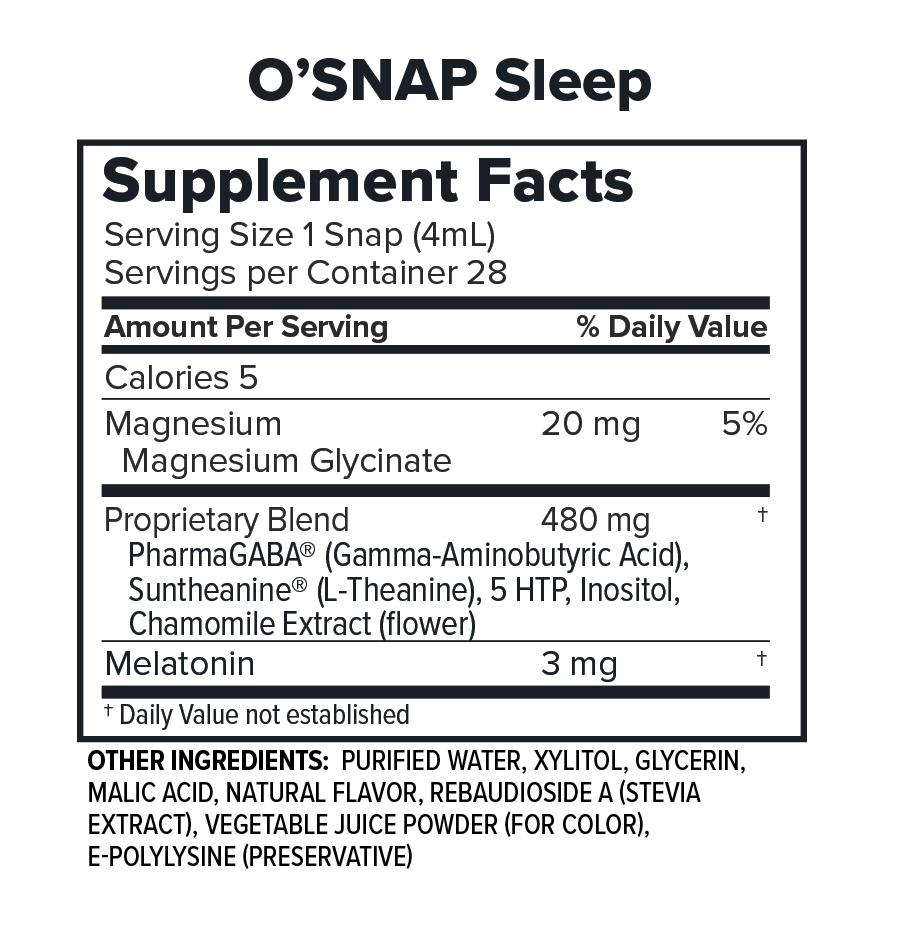 VIP Active Lifestyle - La Palma CA on Echelon Local | Kyle McGregor - O'snap Ambassador | O'snap Sleep, O'snap Sleep Label Ingredients