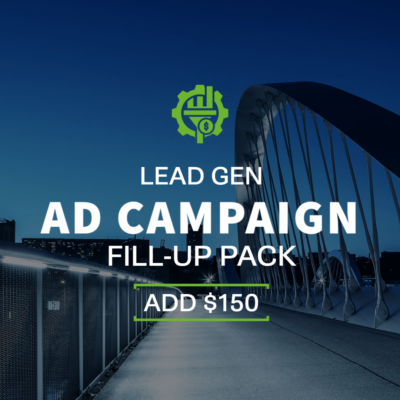 Echelon Local - AD CAMPAIGN & LEAD CAPTURE - $150 FILL-UP PACK